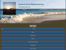 Tablet Screenshot of lendrupstrand.com